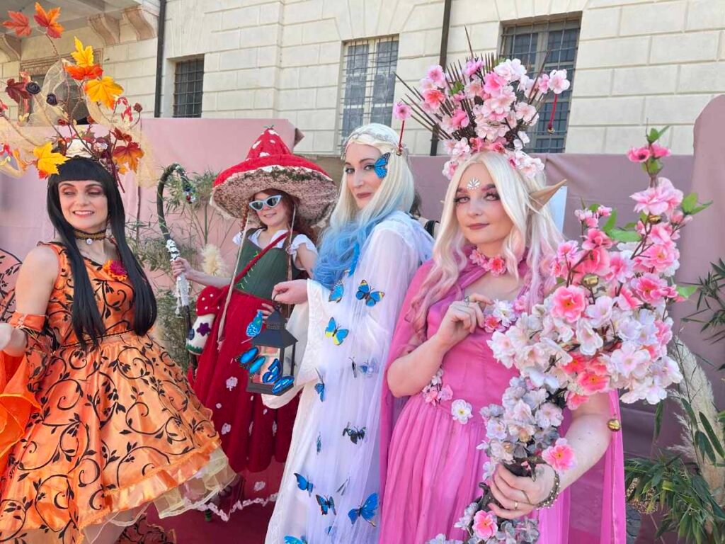 Cosplayer floreali a San Benedetto Po